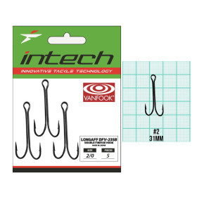Гачок подвійний Intech Tournament Longaff DFV-23SB (#2 (4шт))
