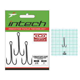 Гачок подвійний Intech Tournament Longaff DFV-23SB (#4 (4шт))