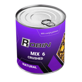 "MIX-6" зерен дробл. ROBIN 900 ml.ж/б натурал