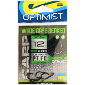 Гачок Optimist Carp Wade gape beaked Teflon BN №12