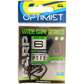 Гачок Optimist Carp Wade gape beaked Teflon BN №6
