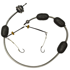 "Silver Carp Rigs" Снасть на товстолоба Придонна 2 гачки