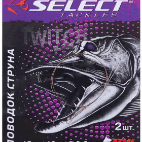 Повідець Select струна №2 17cm 10kg/0.3mm скрутки не запаяні (2шт/уп)