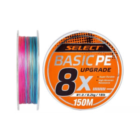 Шнур Select Basic PE 8*150 m (Мульті)# 0.6/0.10mm 12lb/5.5kg