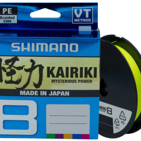 Шнур Shimano Kairiki 8PE (Yellow) 150m 0.13mm 8,2 kg