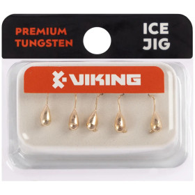 Мормишка вольфрамова Viking Fishing Drop 3mm Gold (5шт)