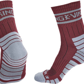 Шкарпетки Viking Fishing Arvid XL(43-45) бордово-сірий (Ruby)