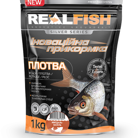 Прикормка Real Fish Плотва Мигдаль-ваніль 1000 гр