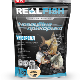 Прикормка Real Fish Універсал Ваніль-карамель 1000 гр