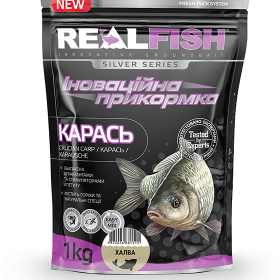 Прикормка Real Fish Карась Халва 1000 гр