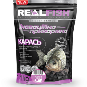 Прикормка Real Fish Карась Чабрець-Часник 1000 гр