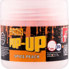 Бойли Brain Pop-Up F1 Spice Pearch (персик/спеції) 12mm 15g