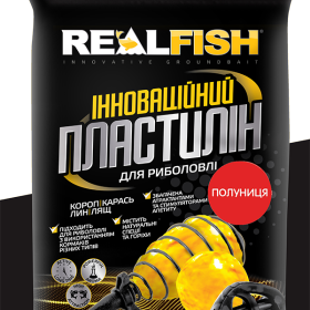 Пластилін Real Fish Полуниця (0,5 кг.)