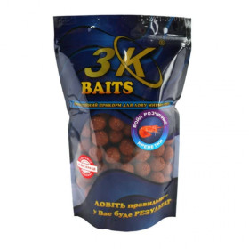 3Kbaits Бойл розчинний пилючий 16мм (креветка) 0.4кг