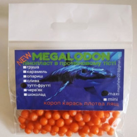 Пінопласт у протеїновому тісті ''MegaLodon'' Mini 3-5мм. Туті-фруті 10шт/уп