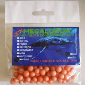 Пінопласт у протеїновому тісті ''MegaLodon'' Mini 3-5мм. Часник 10шт/уп