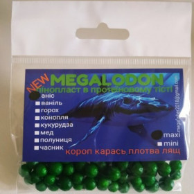Пінопласт у протеїновому тісті ''MegaLodon'' MAXI 6-9мм. Аніс 10шт/уп