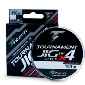 Шнур плетений Intech Tournament Jig Style PE X4 Multicolor 150m (1.2 (20lb / 9.07kg))