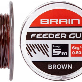 Feeder Gum Brain d=0.6mm 8lb/4rg (5m) к:коричневий