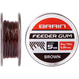 Feeder Gum Brain d=0.8mm 12lb/6rg (5m) к:коричневий