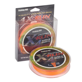 Шнур плетеный Fishing ROI X-Run 4PE 150м 0.185mm orange (M721)