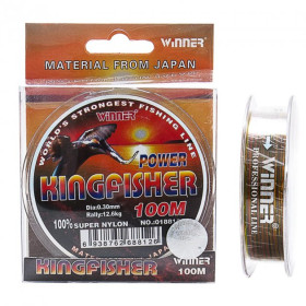 Волосінь King Fisher 100 м, кольорова, 0,30 mm