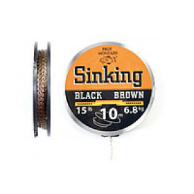 Поводочний матеріал Black Brown 6,8 кг 10 м