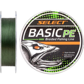 Шнур Select Basic PE 100m (темн-зел.) 0.16mm 8.3kg