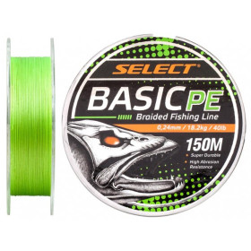 Шнур Select Basic PE 150m (салат.) 0.16mm 8,3kg