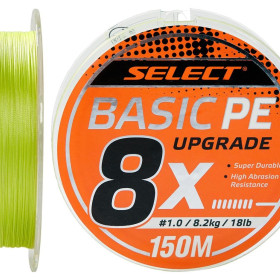 Шнур Select Basic PE 8*150 m (салат.)# 0.6/0.1mm 12lb/5.5kg