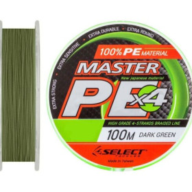 Шнур Select Master PE 100 m (темн-зел.) 0.08mm 9kg