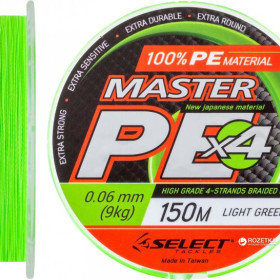 Шнур Select Master PE 150 m (салат.) 0.08 mm 11kg