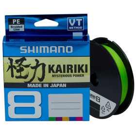 Шнур Shimano Kairiki 8PE (Mantis Green) 150m 0.06mm 5.3kg