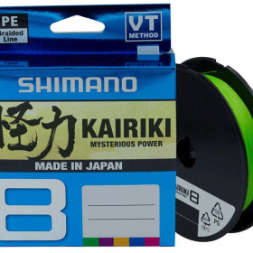 Шнур Shimano Kairiki 8PE (Mantis Green) 150m 0.13mm 8,2 kg
